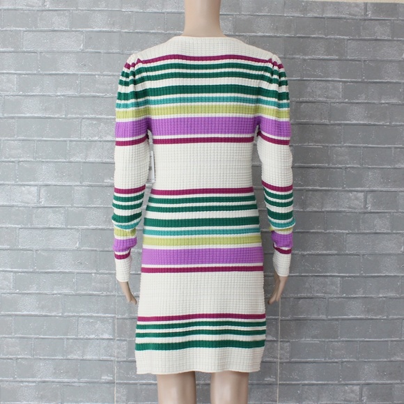 Free People Gidget Striped Knit Sweater Dress - Picture 7 of 8